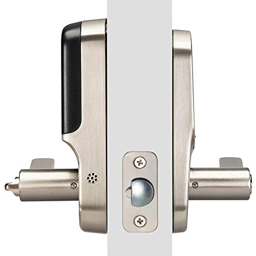 Yale Assure Lever - Connected by August - Wi-Fi/Bluetooth Touchscreen Lever Lock - Works with August app, Amazon Alexa, Google Assistant, HomeKit, Airbnb and More - Satin Nickel