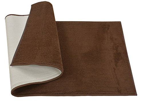 RugStylesOnline Custom Runner Solid Roll Runner 26in Wide Length Size Anti Bacterial Slip Skid Resistant Rubber Back 3 Color Options
