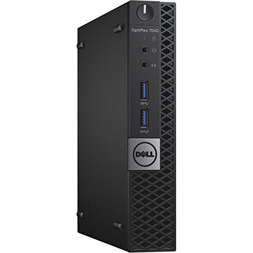 Dell Optiplex 7040 Micro Tower, Intel Core 6th Generation i7-6700T, 8 GB Memory, 128 GB SSD, Intel Dual Band Wireless 8260, Windows 10 Pro (Renewed)
