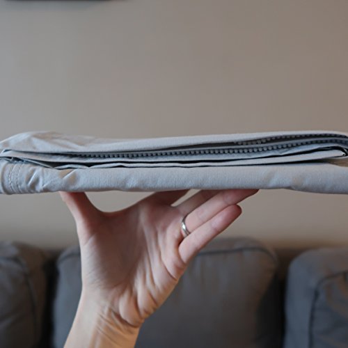 QuickZip Fitted Sheet - Includes 1 Fitted Sheet Base & 2 Zip-On Sheets - Easy to Change, Fold & Wash - Soft Sateen 400 TC Cotton Fitted Sheets - 11” Deep Pockets Full Size Sheets - Navy