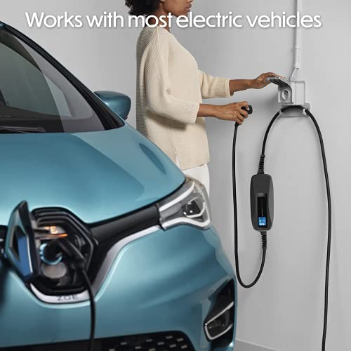 Lectron 240V 40 Amp Level 2 EV Charger with 18ft Extension Cord J1772 Cable & NEMA 14-50 Plug