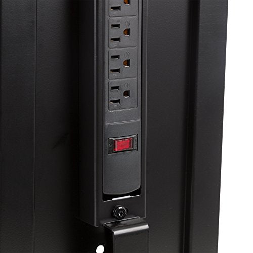 Norwood Commercial Furniture NOR-TY1000BK-SO Laptop Caddy Cart Presentation Station, black