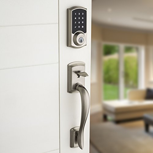 Kwikset SmartCode 916 Series Zigbee Touchscreen Deadbolt, Satin Nickel (99160-008)
