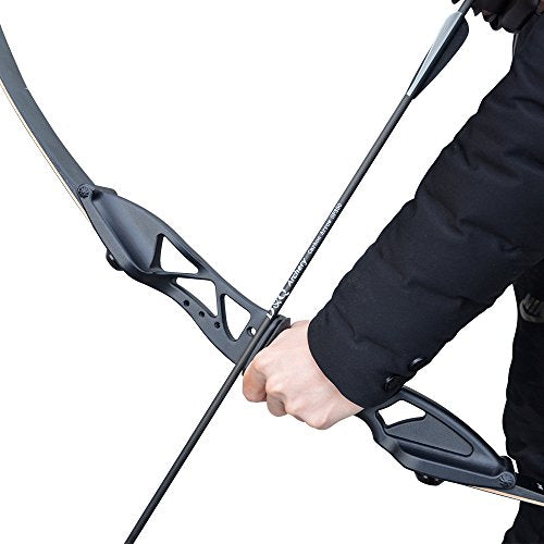 D&Q Hunting Recurve Bow & Arrow Set Longbow Package 30 35 40 45 50 lbs Right Handed