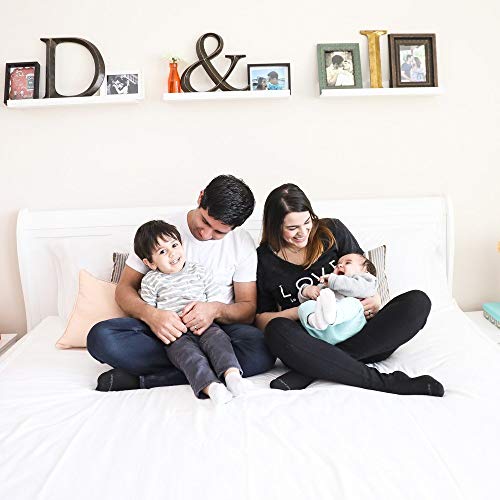 QuickZip Fitted Sheet - Includes 1 Fitted Sheet Base & 2 Zip-On Sheets - Easy to Change, Fold & Wash - Soft Sateen 400 TC Cotton Fitted Sheets - 11” Deep Pockets Full Size Sheets - Slate Gray