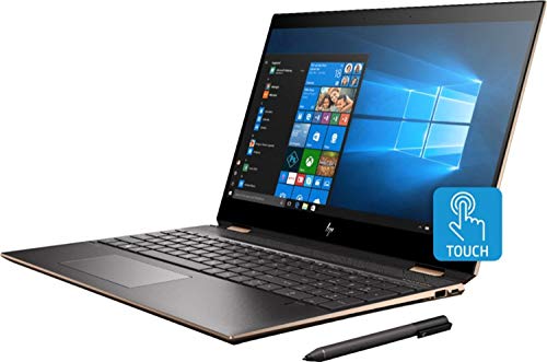 2019 HP Spectre x360 15.6inch Laptop Intel Quad-Core i7 10510U 32GB DDR4 RAM, 1TB SSD, NVIDIA GeForce MX250 2GB Win 10