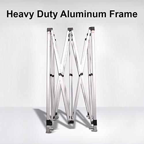 UNIQ SIGNS 10x10 Premium Pop up Canopy Commercial Tent Imprinted Fair Vendor Tent with Your Logo