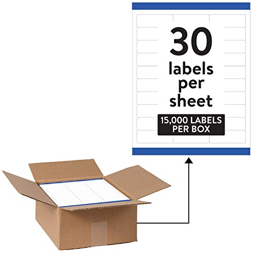 Avery Waterproof Address Labels with Sure Feed & TrueBlock 1" x 2-5/8", 15,000 White Labels (95520)