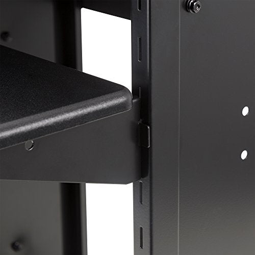 Norwood Commercial Furniture NOR-TY1000BK-SO Laptop Caddy Cart Presentation Station, black