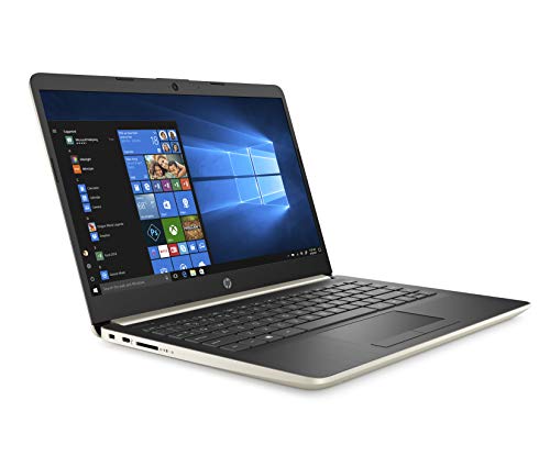 Newest HP Slim 14" HD Premium Business Laptop | AMD Ryzen 3 3200U Dual-Core up to 3.5GHz | 4GB RAM | 128GB SSD | AMD Radeon Vega 3 Graphics | USB-C | HDMI | GbE LAN | WiFi | Windows 10 | Gold