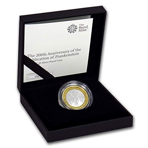 2018 UK Great Britain £2 Silver Proof Frankenstein 200th Anniversary Silver Brilliant Uncirculated