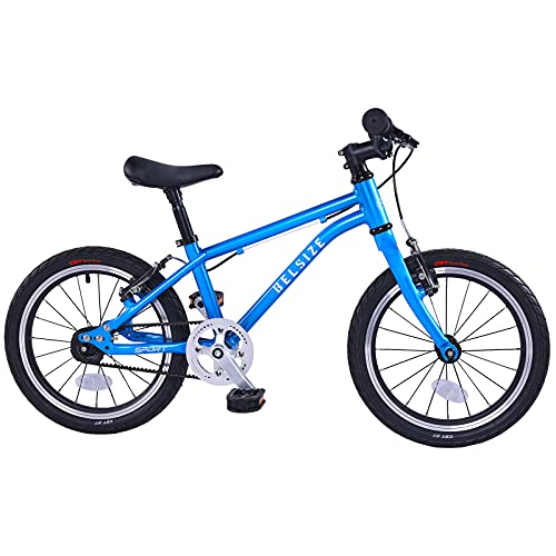 BELSIZE 16-Inch Belt-Drive Kid's Bike, Lightweight Aluminium Alloy Bicycle(only 12.57 lbs) for 3-7 Years Old (Blue)