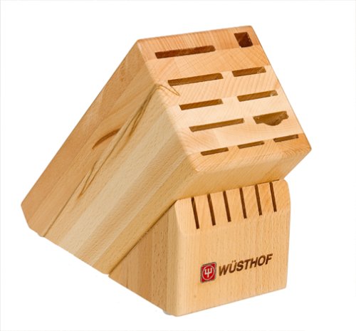 WÜSTHOF Classic Eight Piece Knife Block Set | 8-Piece German Knife Set | Precision Forged High Carbon Stainless Steel Kitchen Knife Set with 17 Slot Block – Model 8418