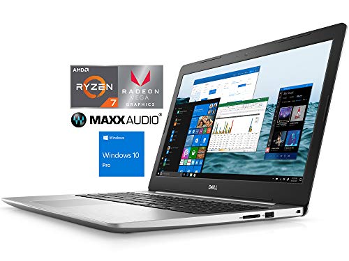 Dell Inspiron 5575 Notebook 15.6in AMD Quad-Core Ryzen 7 2700U 16GB RAM 1TB SSD Radeon Vega 10 Windows 10 Pro
