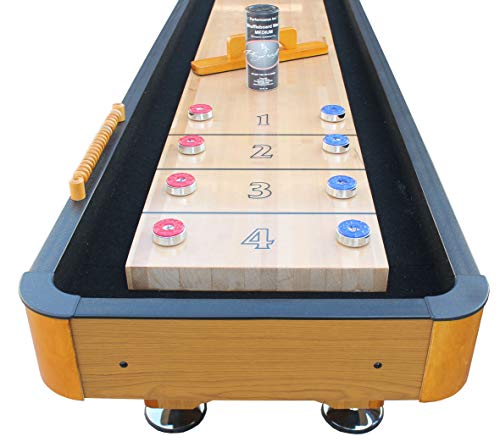 Playcraft Woodbridge 16' Honey Oak Shuffleboard Table