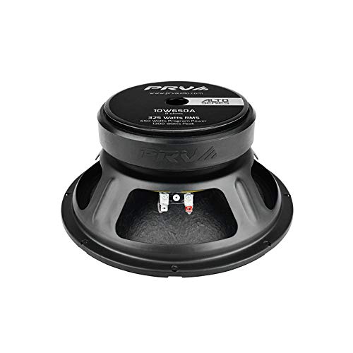2 x PRV Audio 10W650A 10" Sub Woofer Alto Series Pro Audio Bass Speaker 1300W 8 Ohm