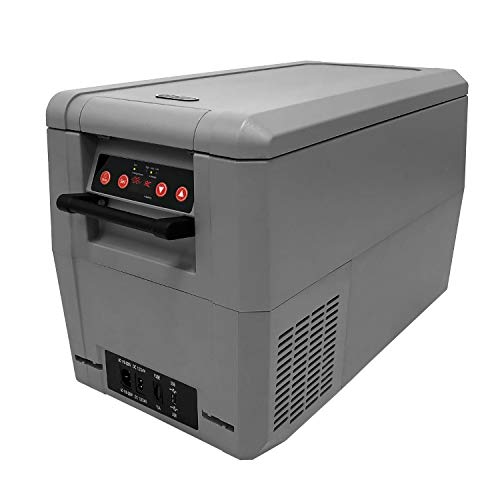Whynter FMC-350XP 34 Quart Compact Portable Refrigerator, AC 110V/ DC 12V True Freezer for Car, Home, Camping, RV-8°F to 50°F, Gray