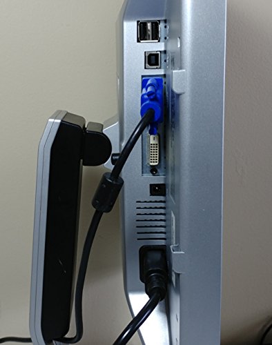 17" Dell 1708FPb DVI Rotating LCD Monitor w/USB Hub (Silver/Black) - Rotates to Portrait or Landscape View!