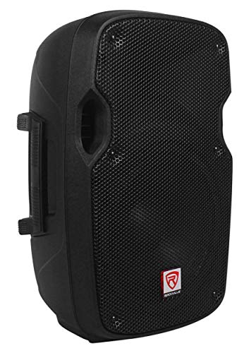 2) Rockville SPG84 8 Passive 800W DJ PA Speakers 4 Ohm 2) Stands+2) Cables+Case