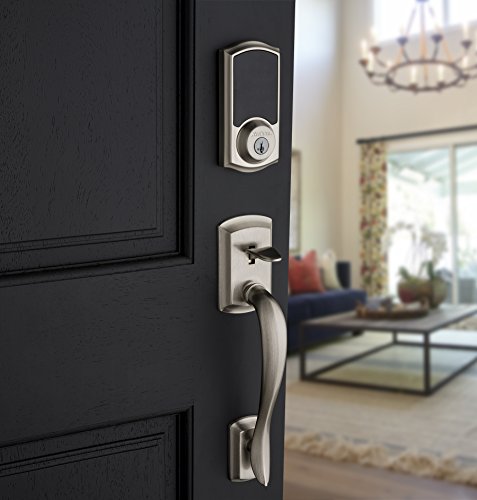 Kwikset SmartCode 916 Series Zigbee Touchscreen Deadbolt, Satin Nickel (99160-008)