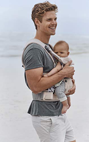 BabyBjorn Ergonomic One Air Cool Mesh Adjustable Baby Carrier (Pearly Pink)