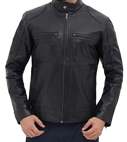 Dodge Black Leather Jacket | Re 1