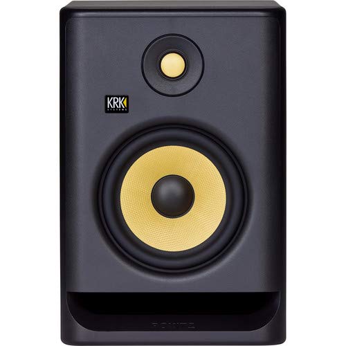 KRK ROKIT 7 G4 6.5" 2-Way Active Studio Monitor (Single, Black) with Free Isolation Pad Bundle