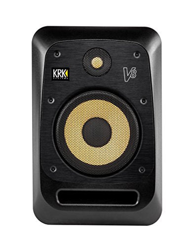 KRK V8 Series 4 8" 2-Way Powered Studio Reference Monitor, Black