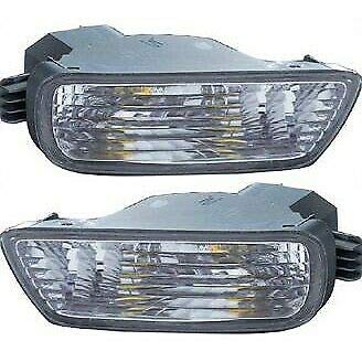 (Automotive Parts) Side Marker Corner Parking Lights Turn Signals Pair Set for 01-04 Tacoma Truck + One Helpful Free e-Book