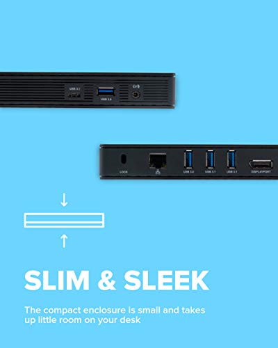 VisionTek VT4800 Dual Display Thunderbolt 3& USB-C Universal Docking Station w/ 60W Power Delivery, 901292