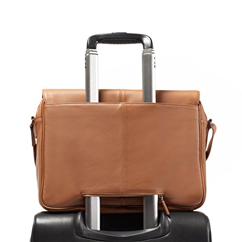 Leatherology Cognac Laptop Messenger Bag