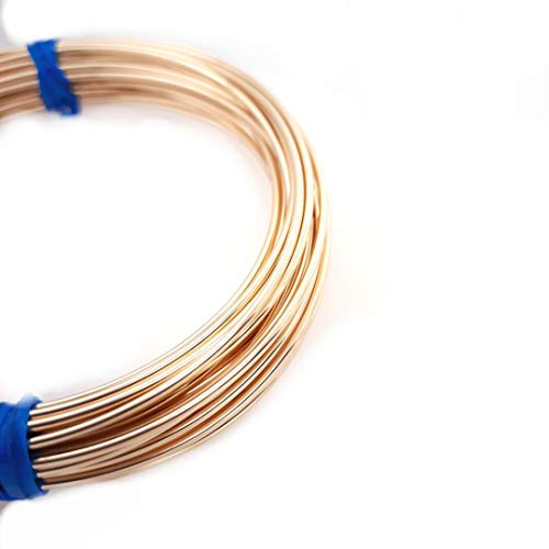 12 Gauge, 14/20 Yellow Gold Filled, Round, Half Hard - 5FT from Craft Wire