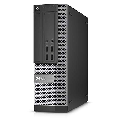 Dell Optiplex 7020 Small Form Desktop, Quad Core i7 4770 3.4Ghz, 8GB DDR3 RAM, 256GB SSD Hard Drive, DVD-RW, Windows 10 Pro (Renewed)