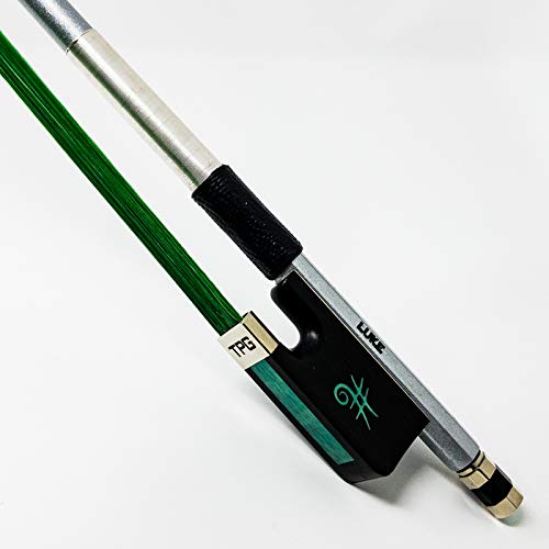 The Piano Guys Carbon Fiber Violin Bow | Full Size 4/4 Bows With Inlaid Ebony Frog & Premium Horse Hair (TPG Sharp Bow, Luke)