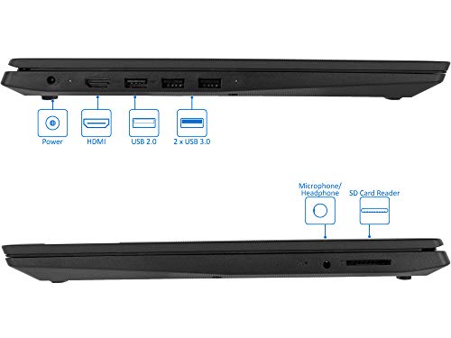 Lenovo IdeaPad S145 Notebook 15.6" HD Display 8GB RAM 128GB SSD HDMI Card Reader Wi-Fi Bluetooth Win 10 Pro
