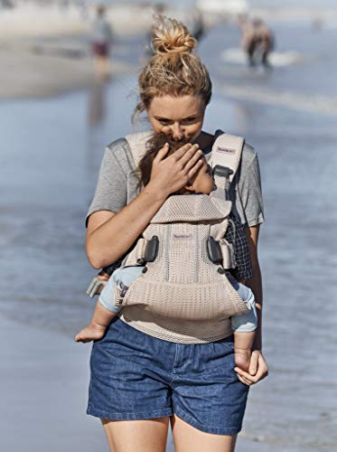 BabyBjorn Ergonomic One Air Cool Mesh Adjustable Baby Carrier (Pearly Pink)