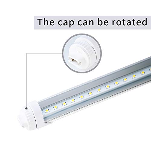 LED Tube Light,R17D 5FT 24W F60T12/CW/HO,Vending Cooler Freezer Fluorescent Replacement (10-Pack 5500k)
