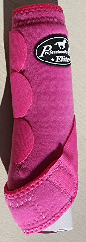 Professional's Choice ♦ VENTECH Elite Equine Sports Medicine Boots Set of 4 ♦ All Sizes & Colors (Raspberry, Large)