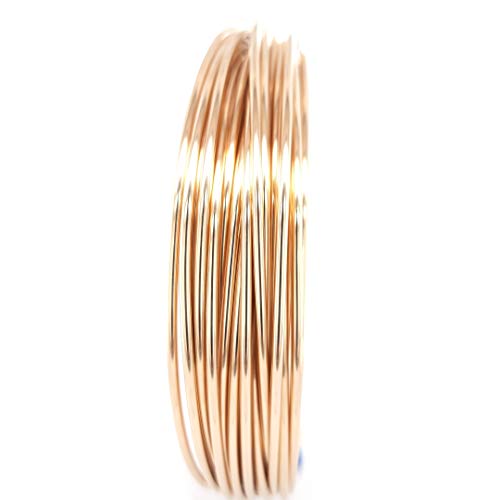 12 Gauge, 14/20 Yellow Gold Filled, Round, Half Hard - 5FT from Craft Wire