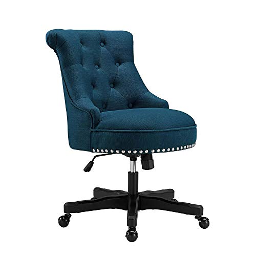 Linon Pamela Office Chair Grey