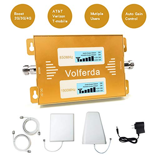 Volferda Cell Phone Signal Booster for Home (B2 B12)
