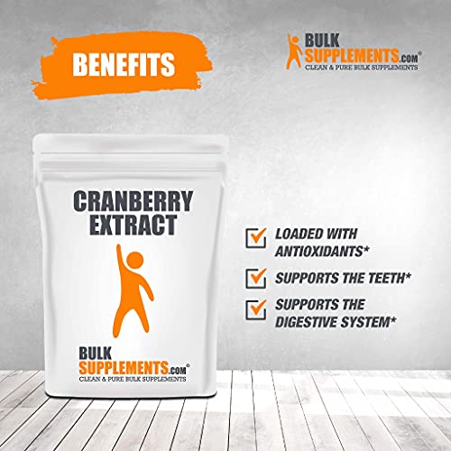BulkSupplements.com Cranberry Extract Powder - Cranberry Supplements - Cranberry Supplements for Women - Cranberry Powder - Cranberry Vitamins (5 Kilograms - 11 lbs)