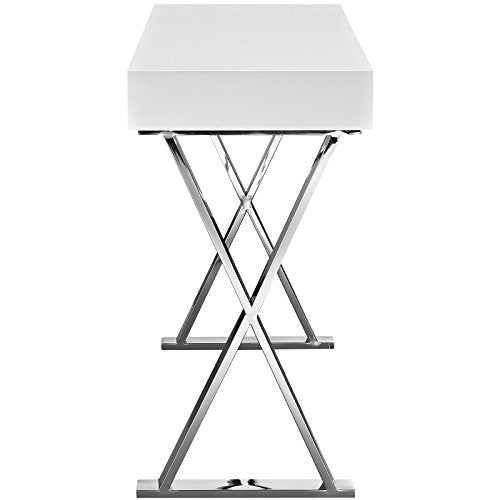 Modway MO- Desk, Console Table, White