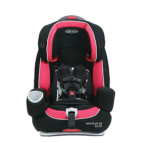 Graco Nautilus 80 Elite 3-in-1 Harness Booster Car Seat, Azalea