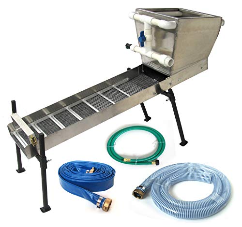 Mini Power Sluice & Set Up Kit 6" Gold Mining Equipment