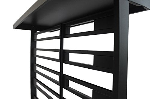 TRINITY Dual-Sided Mobile, Black Rolling Bin Rack