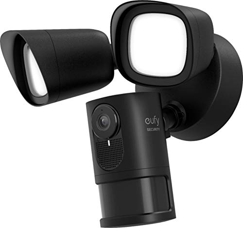 Eufy - Outdoor Wireless 1080p Security Floodlight Camera - Black