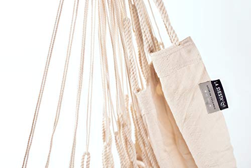 LA SIESTA Habana Latte - Organic Cotton Kingsize Hammock Chair
