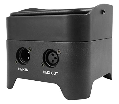 (2) Rockville BEST PAR 50 Rechargeable Par Wash Lights Wireless DMX+RGBWA+UV+Bag