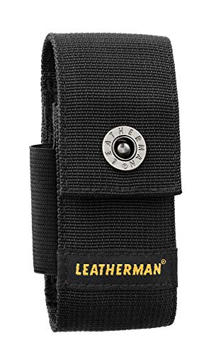 LEATHERMAN, Crunch Multitool with Folding Locking Pliers and Pin Vise, Stainless Steel with Nylon Sheath (FFP)